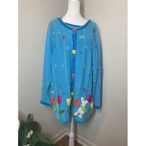 Vintage The Quacker Factory Embellished Womens 2 Pc Cardigan Set 1X Sequin Beads